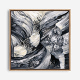 Graphic Canyon I (Square) Canvas Wall Art Print