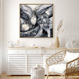 Graphic Canyon I (Square) Canvas Wall Art Print