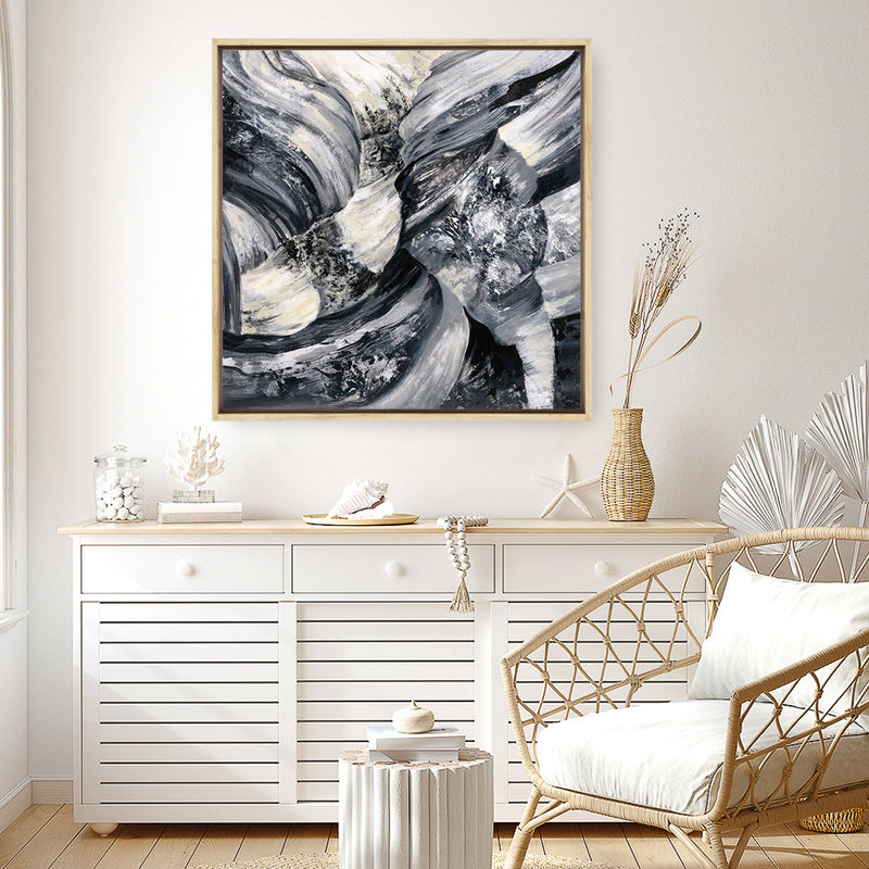 Graphic Canyon I (Square) Canvas Print