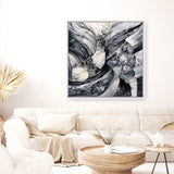 Graphic Canyon I (Square) Canvas Wall Art Print