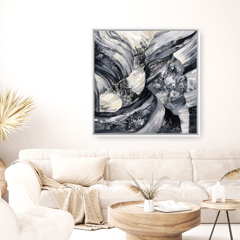 Graphic Canyon I (Square) Canvas Print