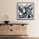 Graphic Canyon I (Square) Art Print