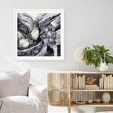 Graphic Canyon I (Square) Art Print