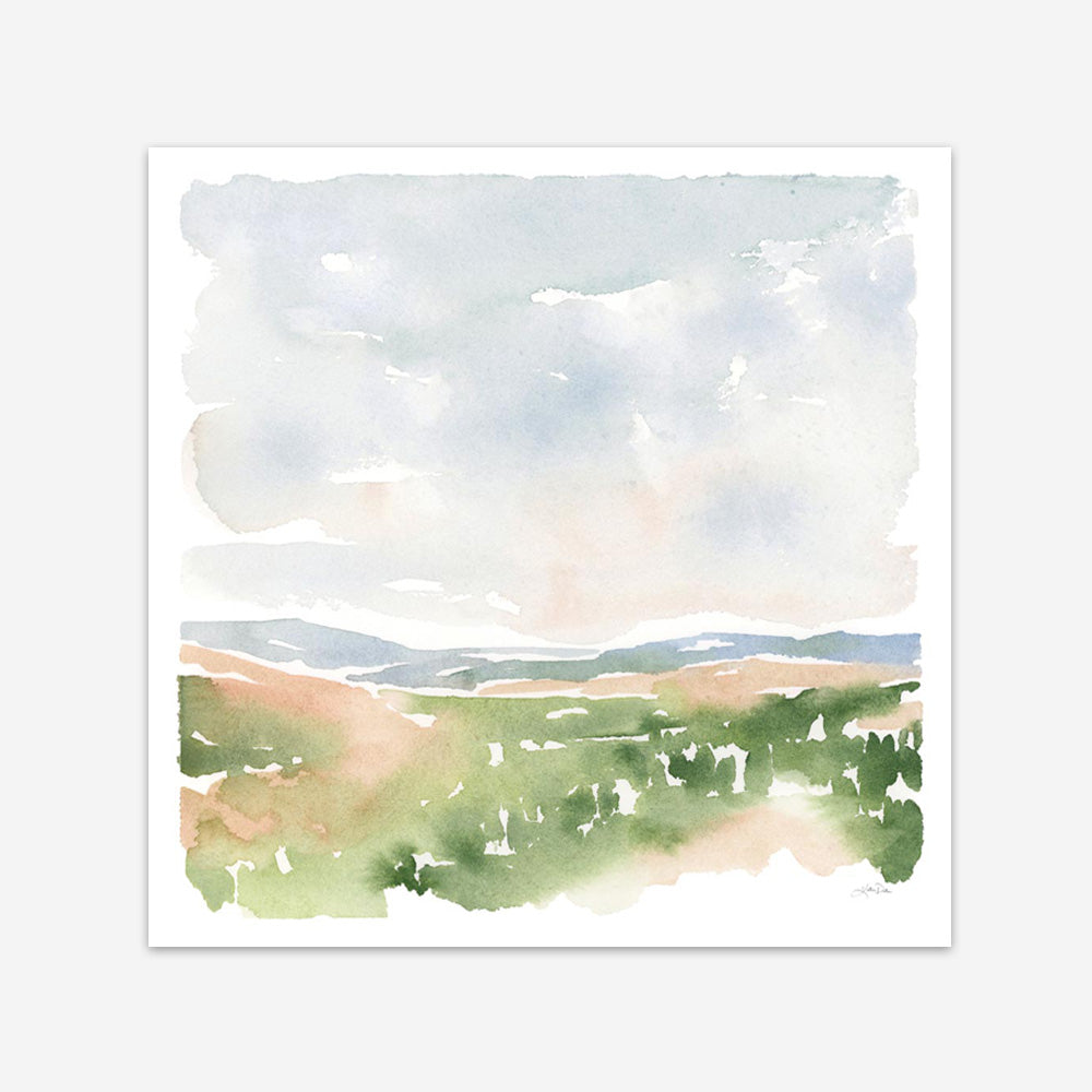 Gentle Landscape I (Square) Art Print