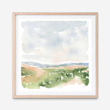 Gentle Landscape I (Square) Art Print