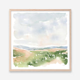 Gentle Landscape I (Square) Art Print