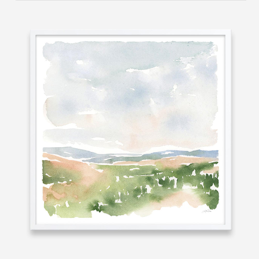 Gentle Landscape I (Square) Art Print