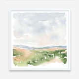 Gentle Landscape I (Square) Art Print