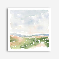 Gentle Landscape I (Square) Canvas Wall Art Print