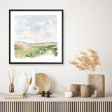 Gentle Landscape I (Square) Art Print