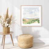 Gentle Landscape I (Square) Art Print