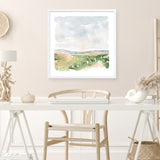 Gentle Landscape I (Square) Art Print