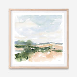 Gentle Landscape II (Square) Art Print