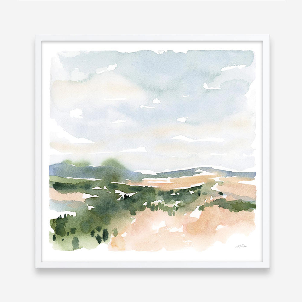 Gentle Landscape II (Square) Art Print