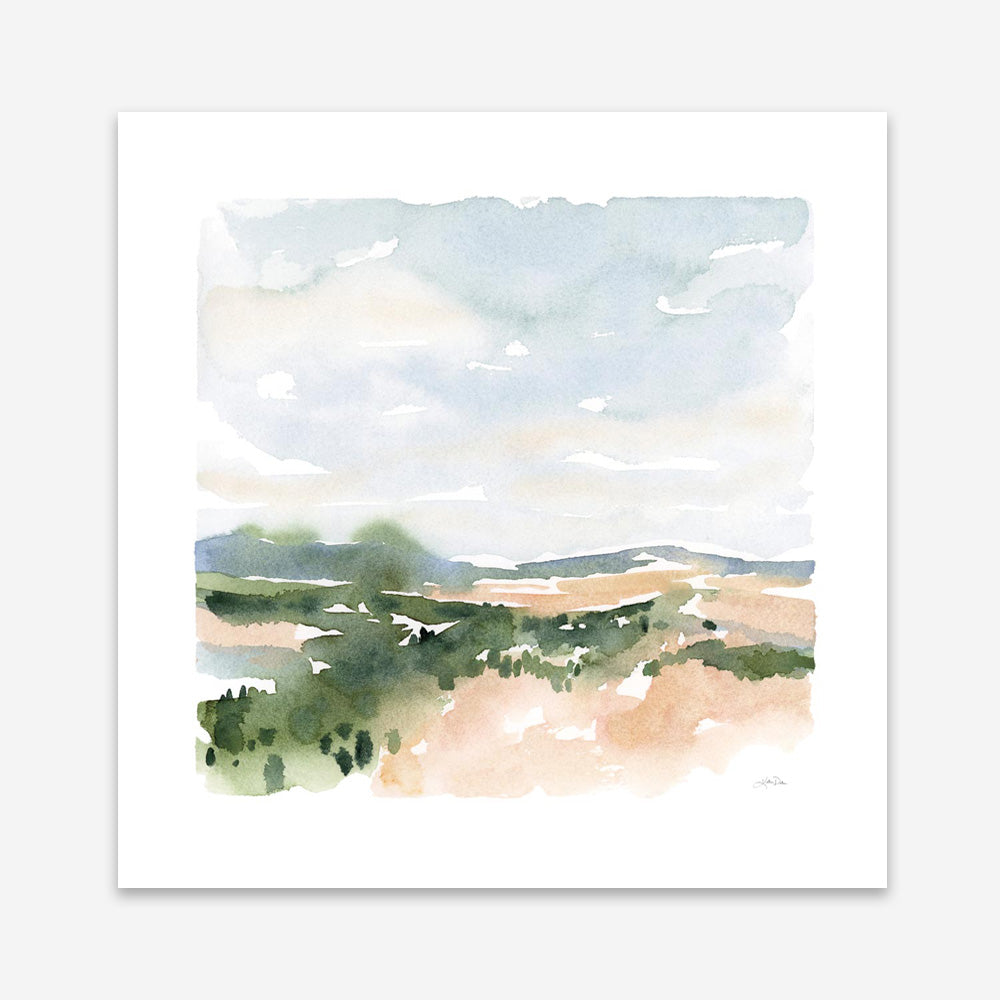 Gentle Landscape II (Square) Art Print