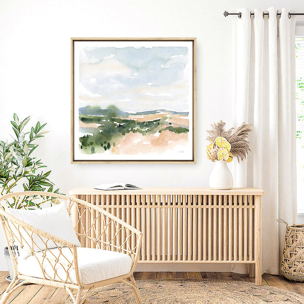Gentle Landscape II (Square) Canvas Print