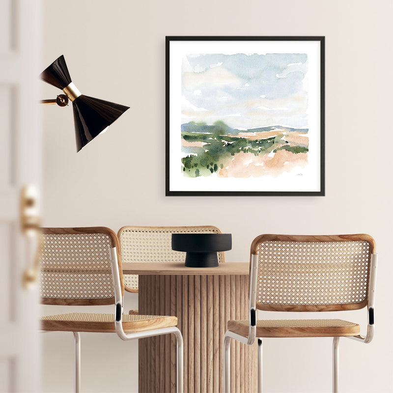 Gentle Landscape II (Square) Art Print