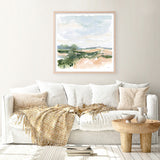 Gentle Landscape II (Square) Art Print