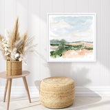 Gentle Landscape II (Square) Art Print