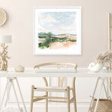 Gentle Landscape II (Square) Art Print