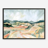 Vermillion Landscape III Art Print