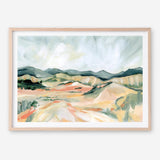 Vermillion Landscape III Art Print
