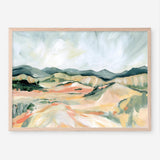 Vermillion Landscape III Art Print