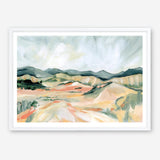 Vermillion Landscape III Art Print