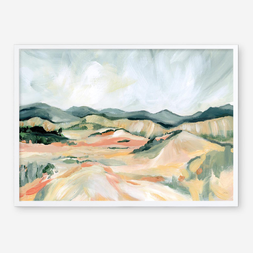 Vermillion Landscape III Art Print