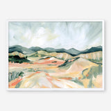Vermillion Landscape III Art Print