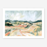 Vermillion Landscape III Art Print