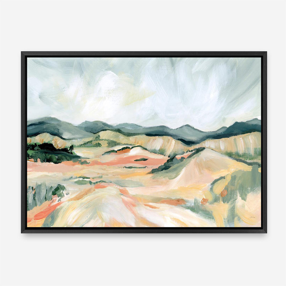 Vermillion Landscape III Canvas Print