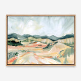 Vermillion Landscape III Canvas Print