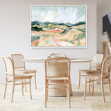 Vermillion Landscape III Canvas Print