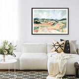 Vermillion Landscape III Art Print