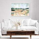 Vermillion Landscape III Art Print