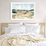 Vermillion Landscape III Art Print