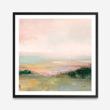 Dark Glowing Valley (Square) Art Print