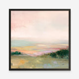 Dark Glowing Valley (Square) Art Print