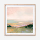 Dark Glowing Valley (Square) Art Print