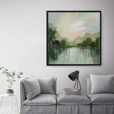 Cool Spring Day (Square) Canvas Print