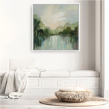 Cool Spring Day (Square) Canvas Print