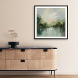 Cool Spring Day (Square) Art Print