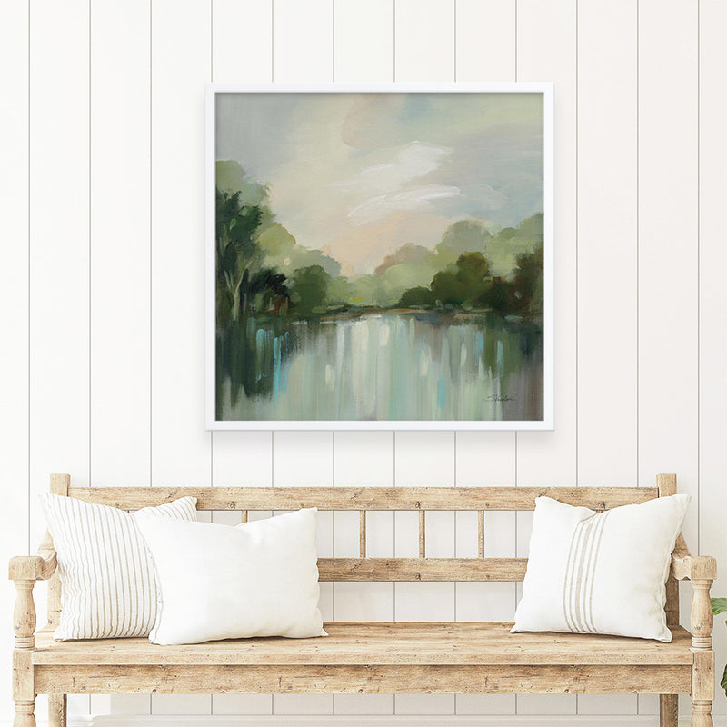 Cool Spring Day (Square) Art Print