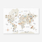 Around the World I Art Print