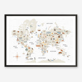 Around the World I Art Print