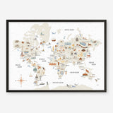 Around the World I Art Print