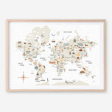 Around the World I Art Print