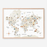 Around the World I Art Print