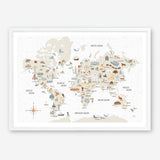 Around the World I Art Print